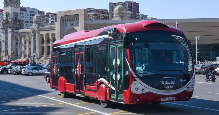 Bu avtobusların hərəkət sxemi müvəqqəti dəyişdirildi