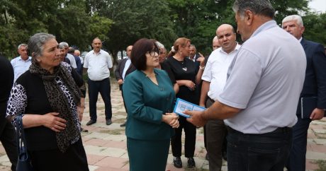 Sahibə Qafarova Şəmkir rayonunda seçiciləri ilə görüşdü – FOTOLAR