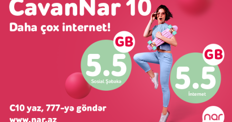 “Nar”dan yeni dərs ili üçün sərfəli tarif: “CavanNar 10”