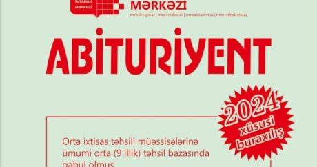 “Abituriyent” jurnalının xüsusi buraxılışı dərc olundu