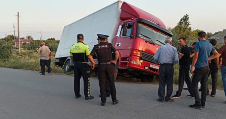 Sabirabadda yük maşınının vurduğu piyada öldü