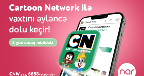 “Nar” yüksək keyfiyyətli “Cartoon Network” oyunlarına giriş imkanı təqdim edir