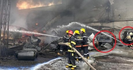 Bakıdakı yanğında iki maşına zərər dəydi