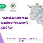 “Qərbi Azərbaycan Manifesti gəncliyin gözü ilə” adlı layihənin icrasına başlanıldı