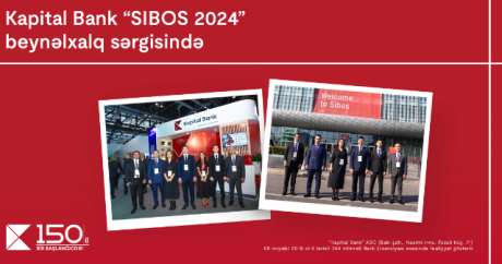 “Kapital Bank” “SIBOS 2024” beynəlxalq sərgisində