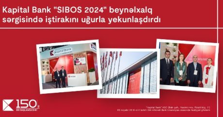 “Kapital Bank” “SIBOS 2024” beynəlxalq sərgisində iştirakını uğurla yekunlaşdırdı