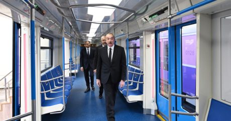 Prezident yeni nəsil metro qatarları ilə tanış oldu – YENİLƏNDİ