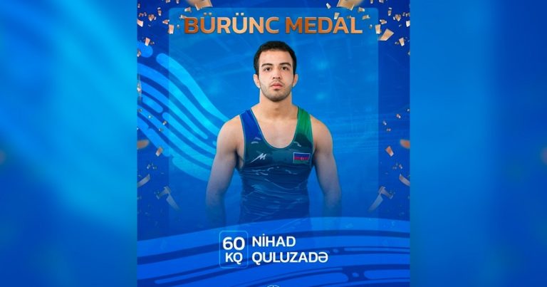 Azərbaycan güləşçisi dünya çempionatında bürünc medal qazandı