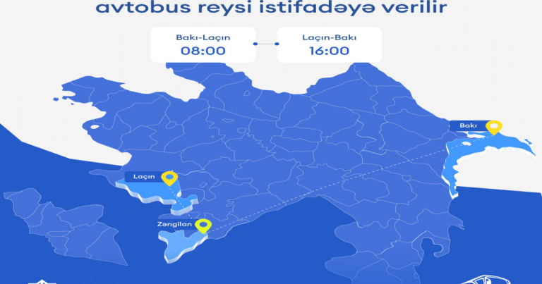 Oktyabrın 13-dən Bakıdan Laçına müntəzəm avtobus reysi açılır