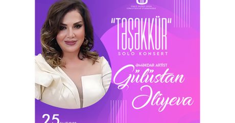 Gülüstan Əliyeva konsert verəcək