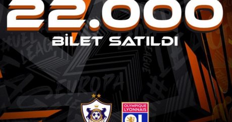 “Qarabağ” – “Lion” oyununa 22000 bilet satıldı