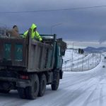 Sürücülərə XƏBƏRDARLIQ: Bakı-Şamaxı-Yevlax yolu BUZ BAĞLADI – FOTO