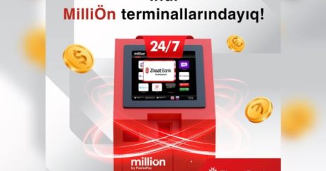 Ziraat Bank Azərbaycan müştərilərinə MilliÖn ödəniş terminalları vasitəsi ilə mədaxil imkanını yaratdı!