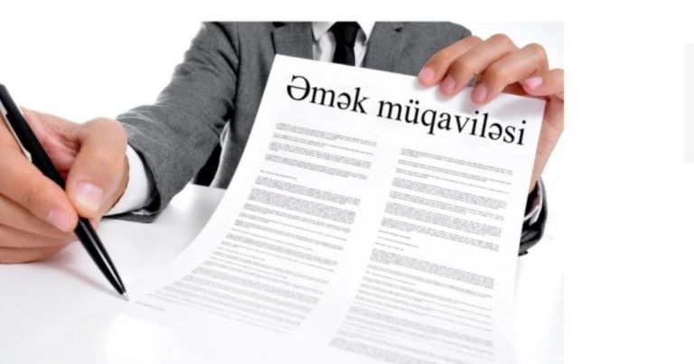 Əmək müqavilələrinin sayı artıb