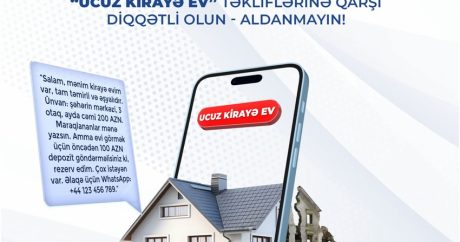 DİN saxta kirayə ev elanları ilə bağlı vətəndaşlara müraciət edib