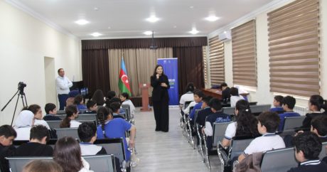 “Mənim ilk addımım” layihəsinin növbəti təlimi keçirildi – FOTOLAR