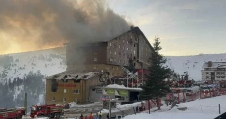 Türkiyədəki hoteldə baş verən yanğına görə 4 nəfər saxlanıldı