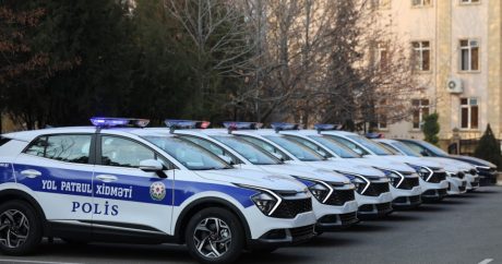 Naxçıvan polisinə yeni avtomobillər verildi