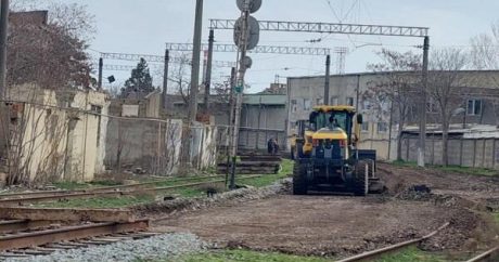 Bakıda bu dəmir yollarının əsaslı təmirinə başlanıldı