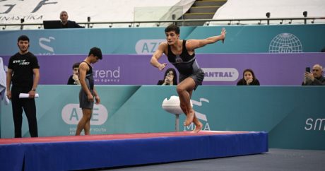 Gimnastlarımız Dünya Kubokunda qızıl və gümüş medallar qazandılar