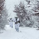 “Dərin qar və şiddətli soyuqlarda döyüş” mövzusunda təlim keçirildi