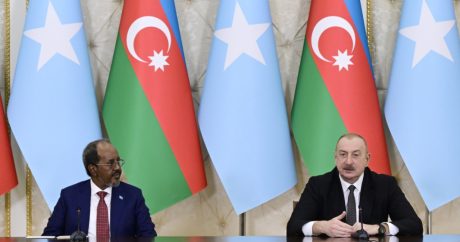 Azərbaycan və Somali prezidentləri mətbuata bəyanatlarla çıxış ediblər