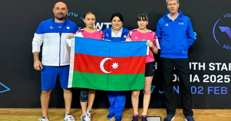 Stolüstü tennisçilərimiz Dohada daha bir mükafat qazandılar