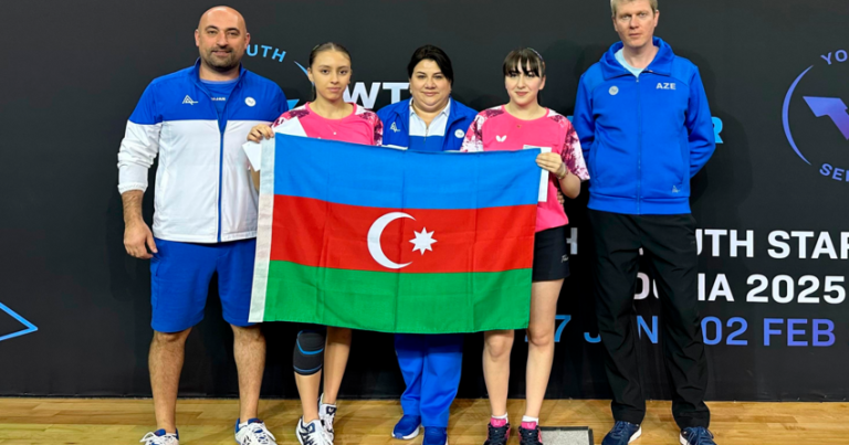 Stolüstü tennisçilərimiz Dohada daha bir mükafat qazandılar