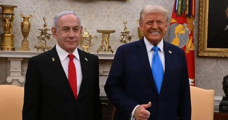 Netanyahu Trampa bunu hədiyyə etdi – FOTO