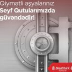 “Ziraat Bank Azərbaycan” “Seyf qutuları” xidmətini təqdim edir