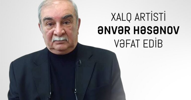 Nazirlik Ənvər Həsənovun vəfatı ilə bağlı nekroloq yaydı