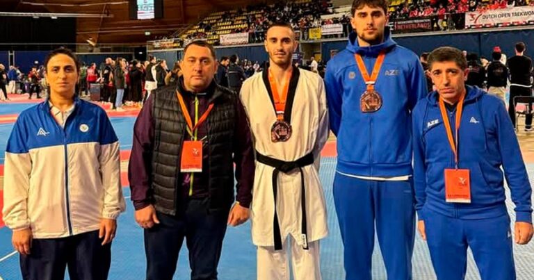 Azərbaycanın iki taekvondoçusu Niderlandda medal qazandı