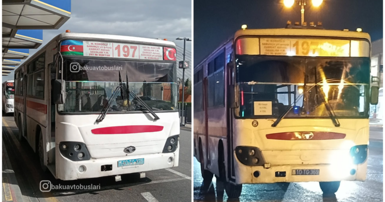 AYNA-nın boş buraxdığı 197 nömrəli marşrut avtobusu: Sürücülərin plan davası sərnişinləri boğaza yığıb – ŞİKAYƏT