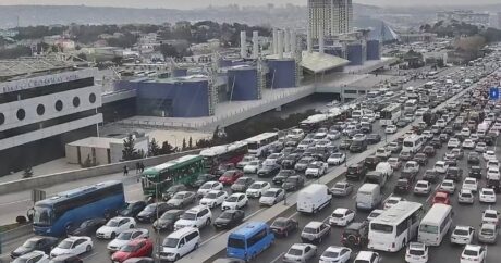 Bakının bu yollarında tıxac var – SİYAHI